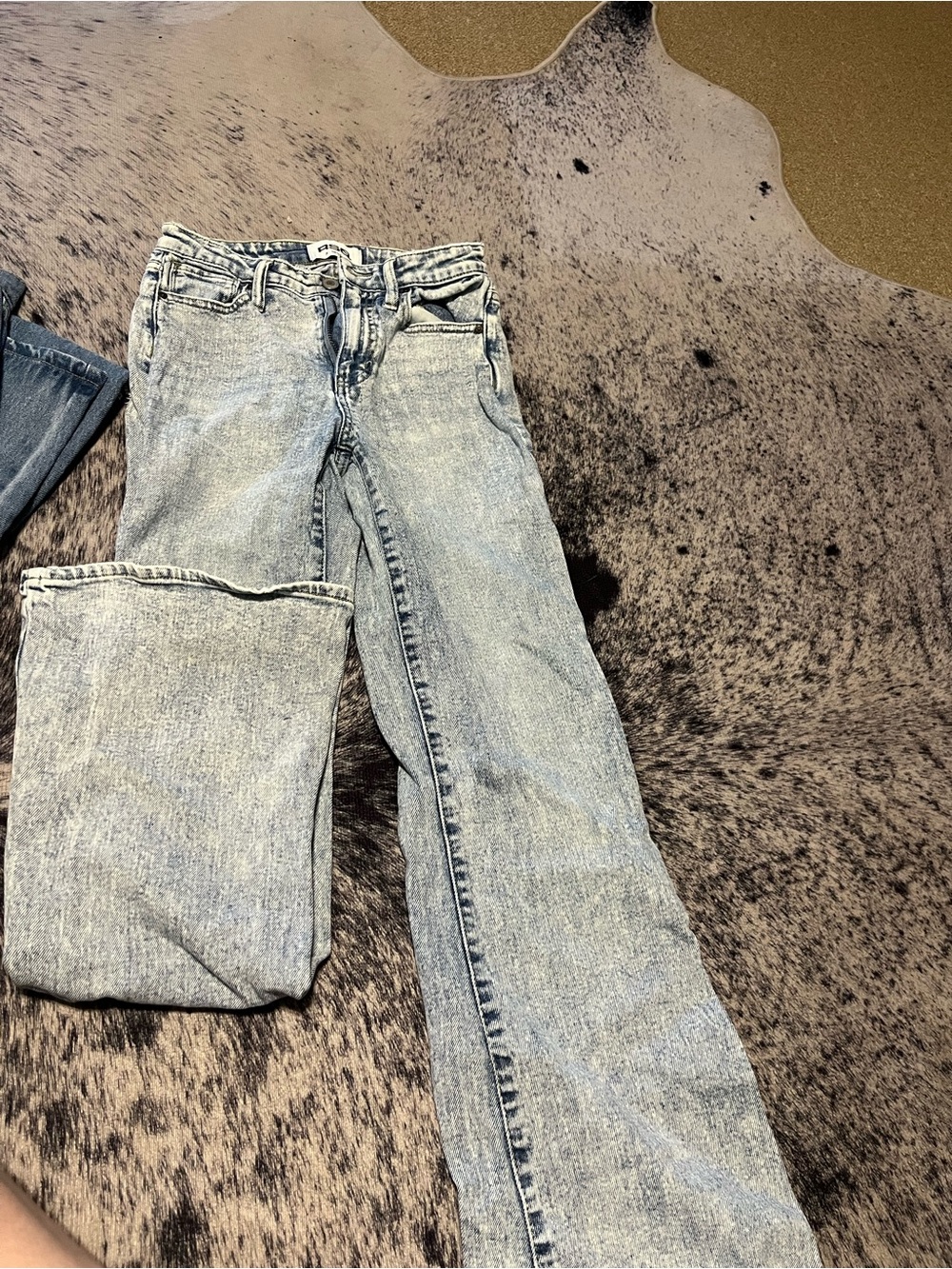 RSQ Women’s Flare Leg Jeans — Light Blue Wash